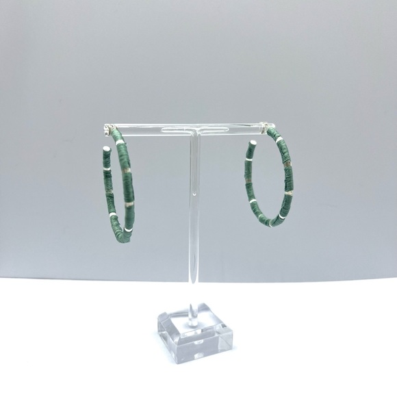 Teal Hoops - Picture 2 of 2